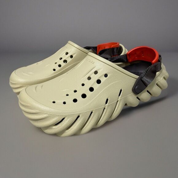 Crocs Echo Clog Sesame Tan Brown Unisex Mens 12 Orange 207937-0HX BRAND NEW main image 5
